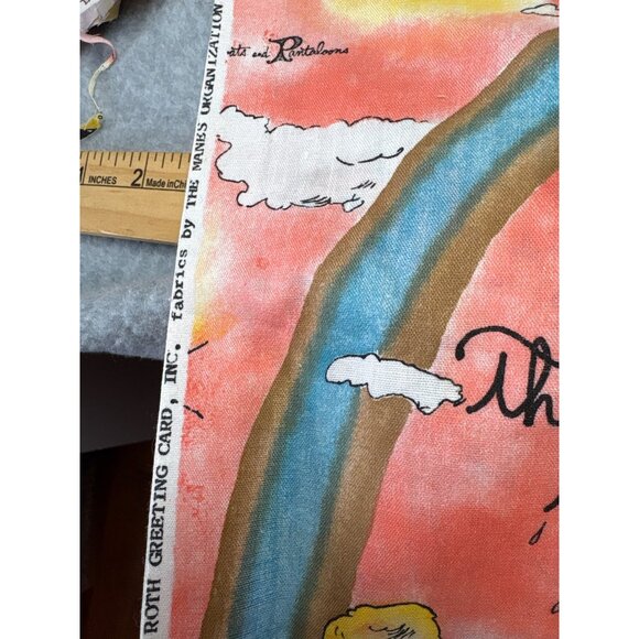 Roth Greeting Card Fabric Theres A Rainbow in Every Raindrop Kids & Umbrellas Pr - Picture 6 of 9